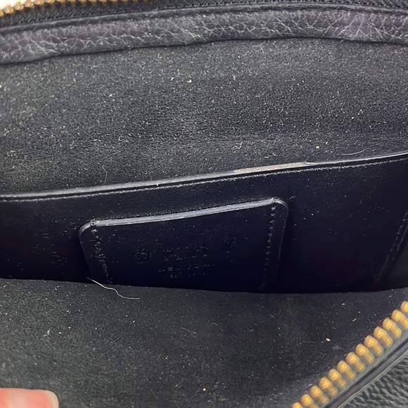 DKNY  Black Leather Studded Crossbody Purse - Picture 7 of 10